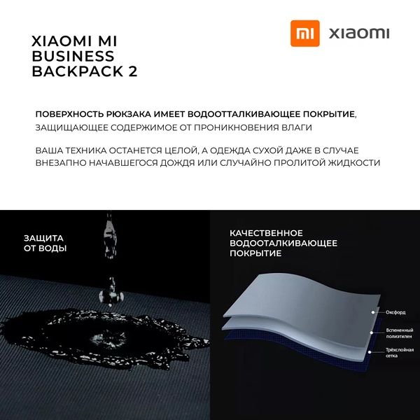 Рюкзак Xiaomi Mi Classic Business 2 сумка ранец ZJB4172CN ноутбук