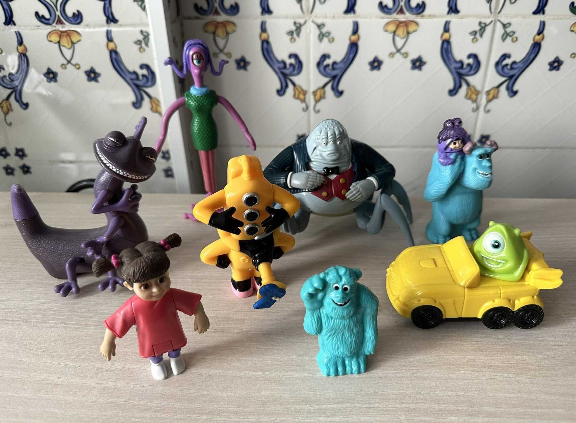 Disney Monstros e companhia bonecos mcdonalds banda desenhada
