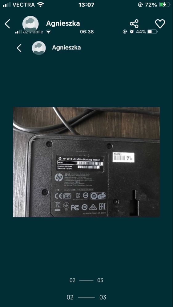 Stacja dokujaca HP ultra slim