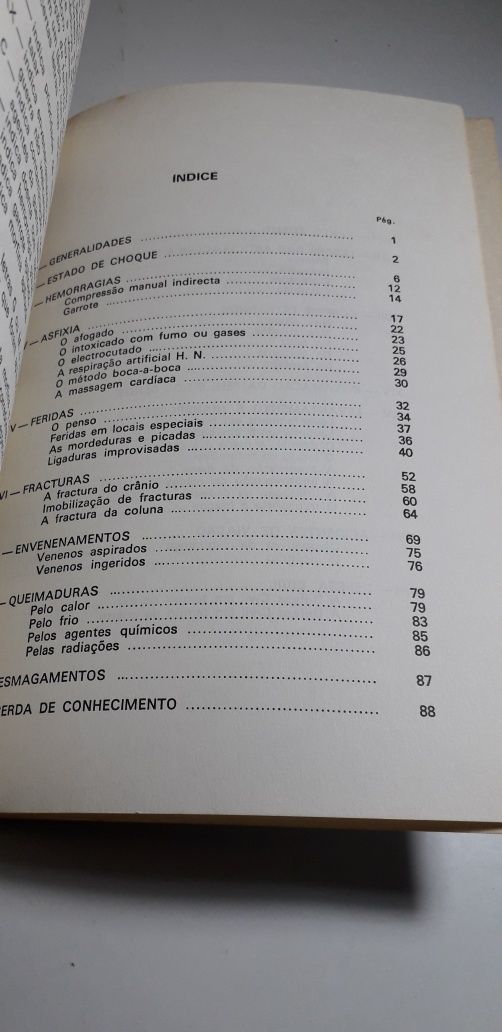 Manual de Primeiros Socorros - Carlos Velloso (1974)