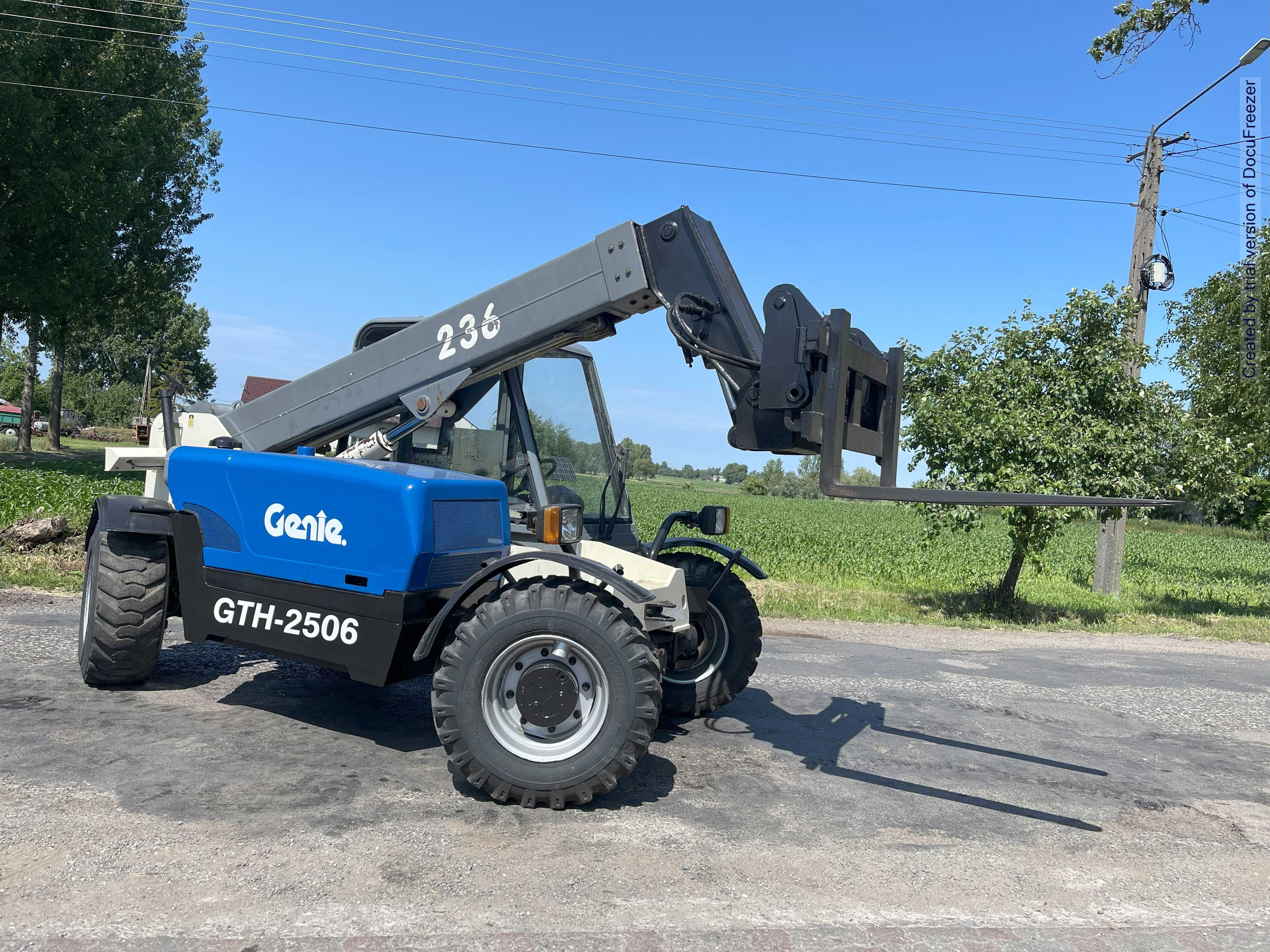 Ładowarka teleskopowa Genie 2506*Joystick,Perkins*Niska i wąska 1.80 m