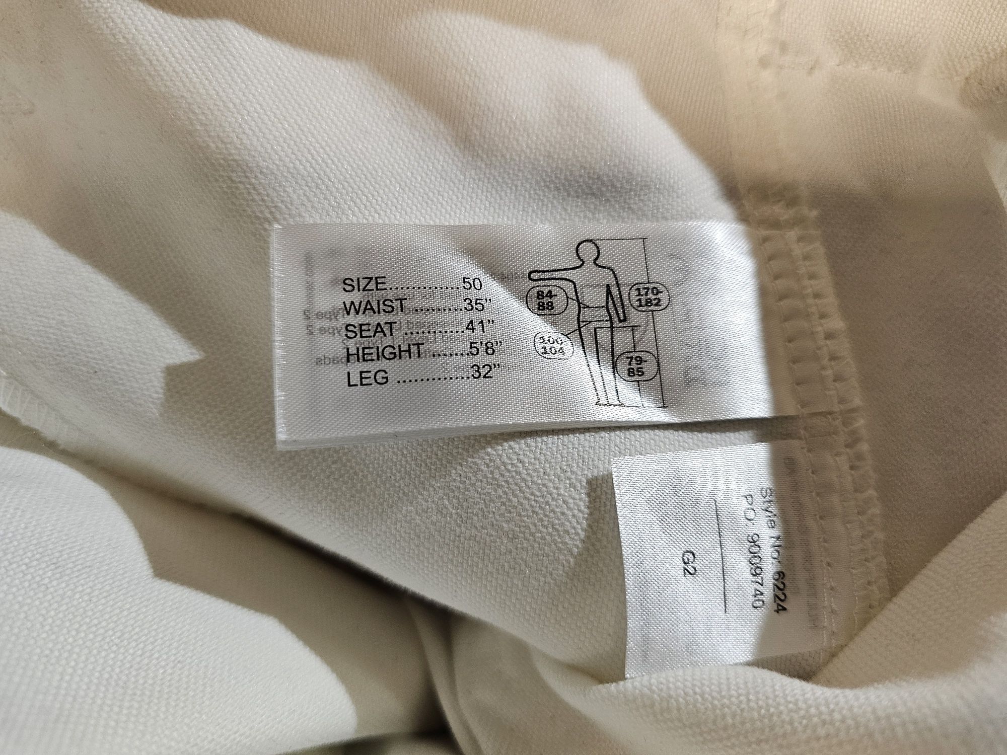 Spodnie robocze Snickers 6224 r.50 białe