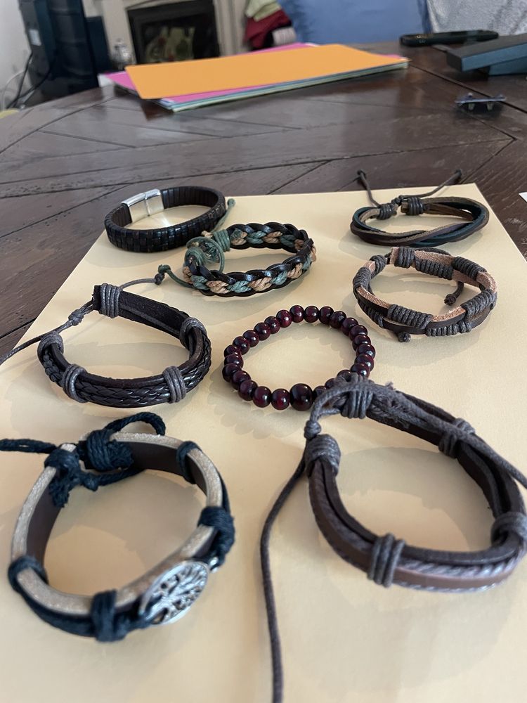 Pulseiras homem e mulher