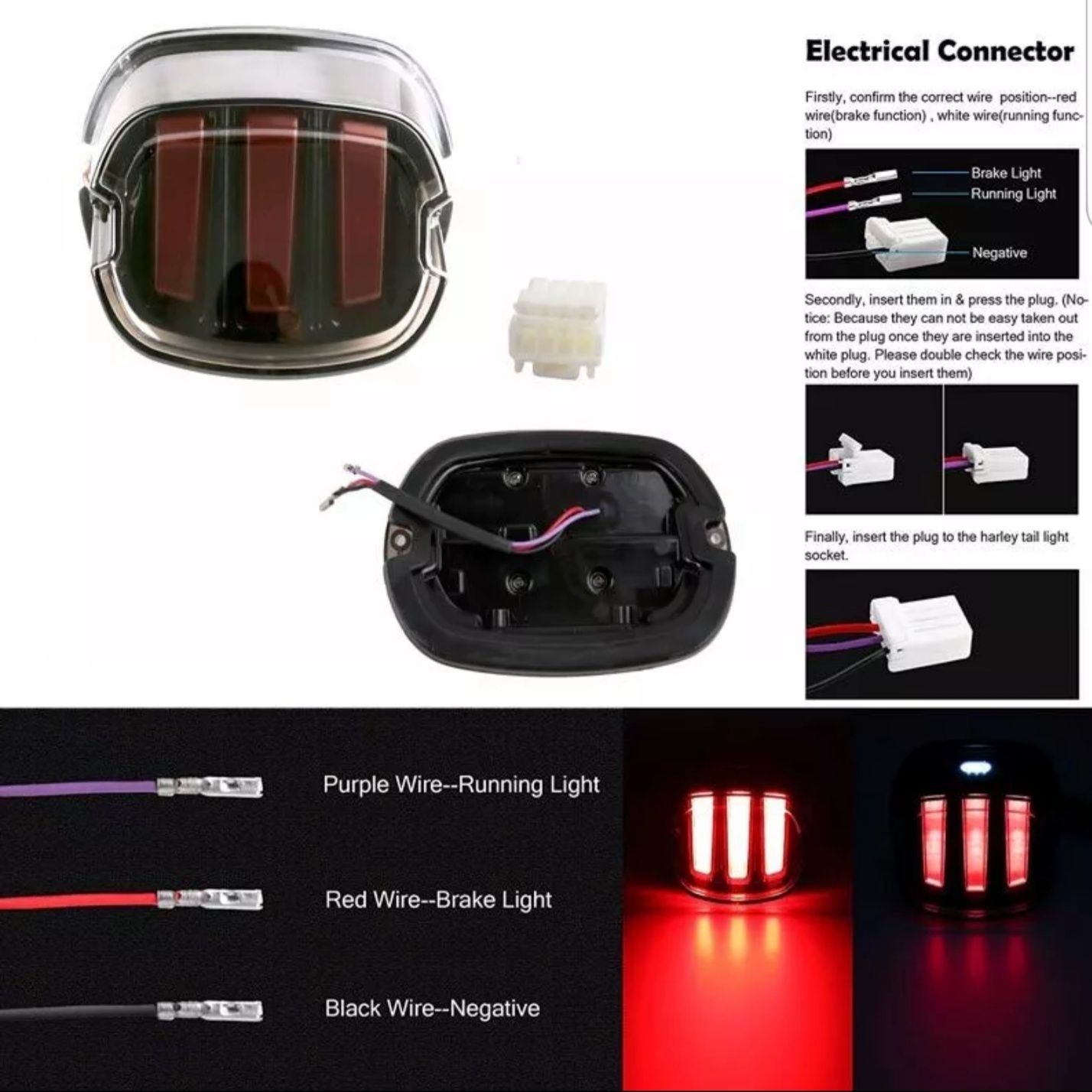 Harley Davidson стоп LED фонарь