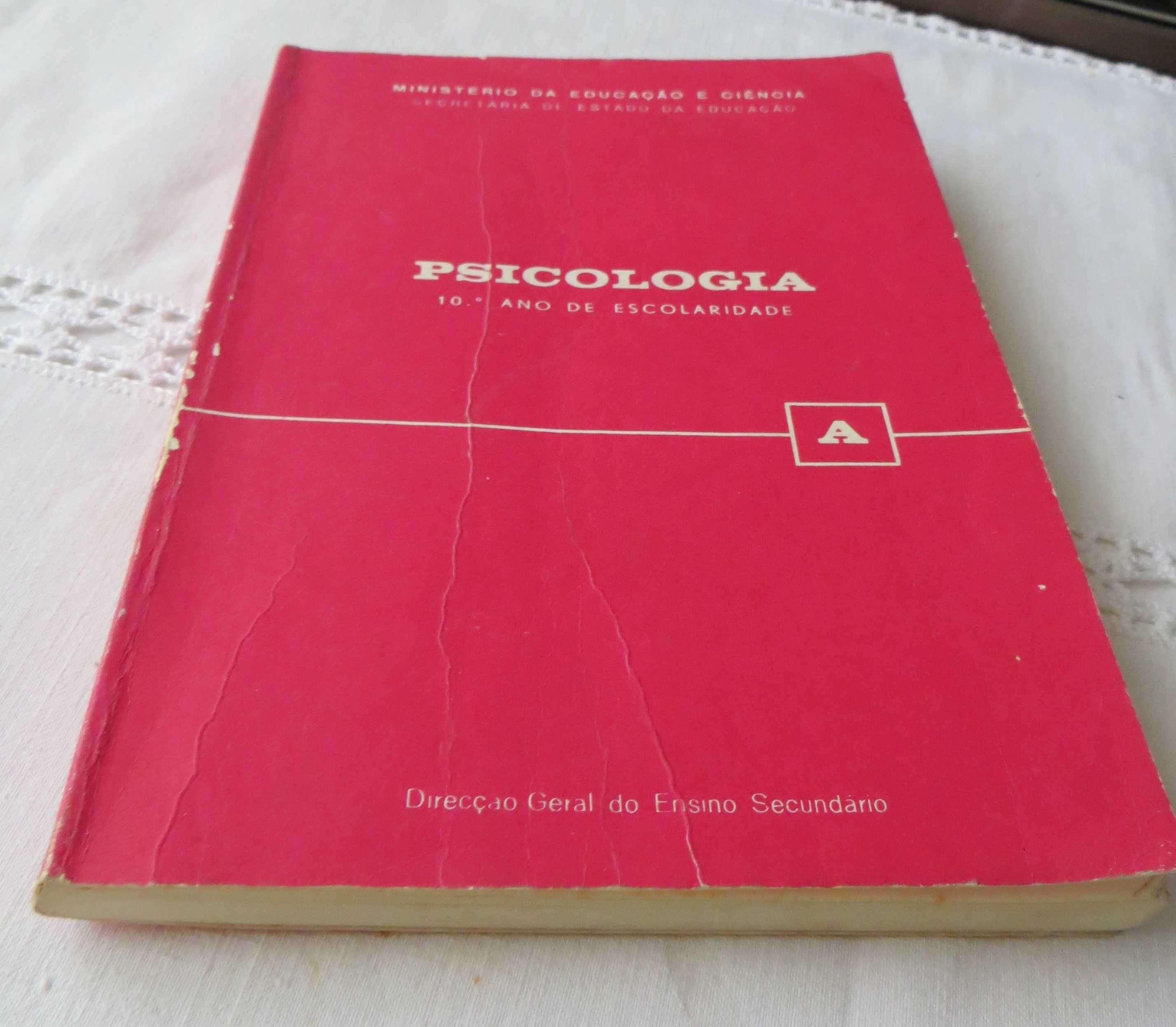 Livro Testes Apoio A Psicologia c/ Ciência 10º Ano - Editorial  M.E.