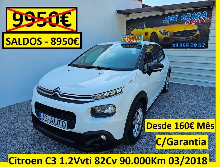 Citroen C3 1.2Vvti 82Cv 90.000Km 03/2018