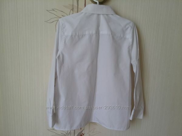 Качественная школьная блуза  F&F с длинным рукавом, 6-7 лет 122 см