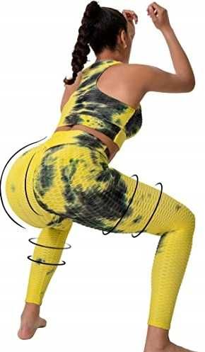 Nowy ZESTAW damski spodnie+top / legginsy / bluzka / getry / 036-1-M