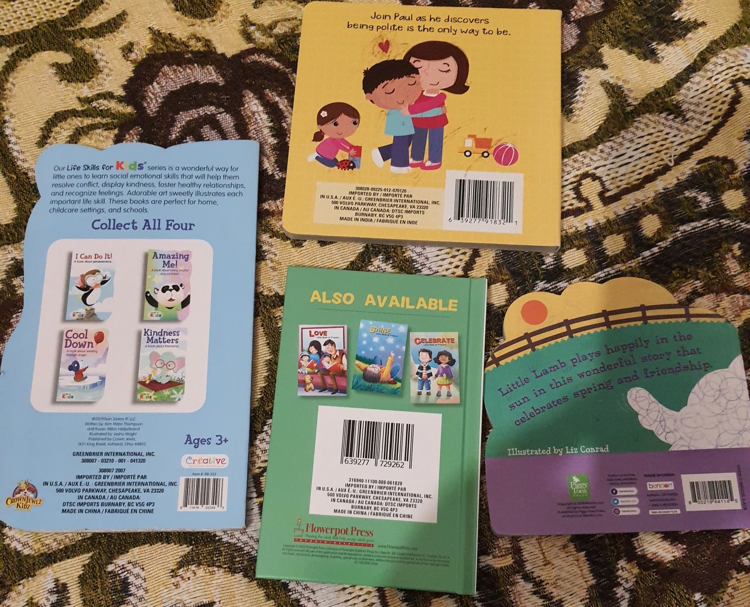 Книжки картонные для малышей англ.язык