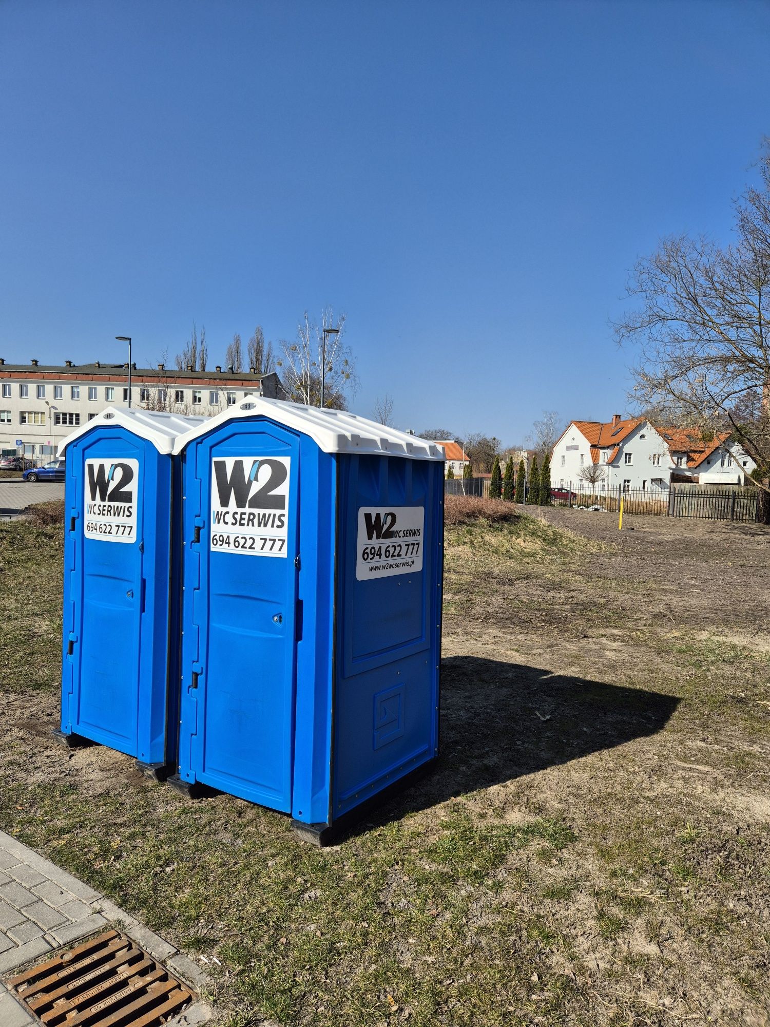 Toaleta przenośna na budowę, wynajem, serwis wc, Olsztyn i okolice