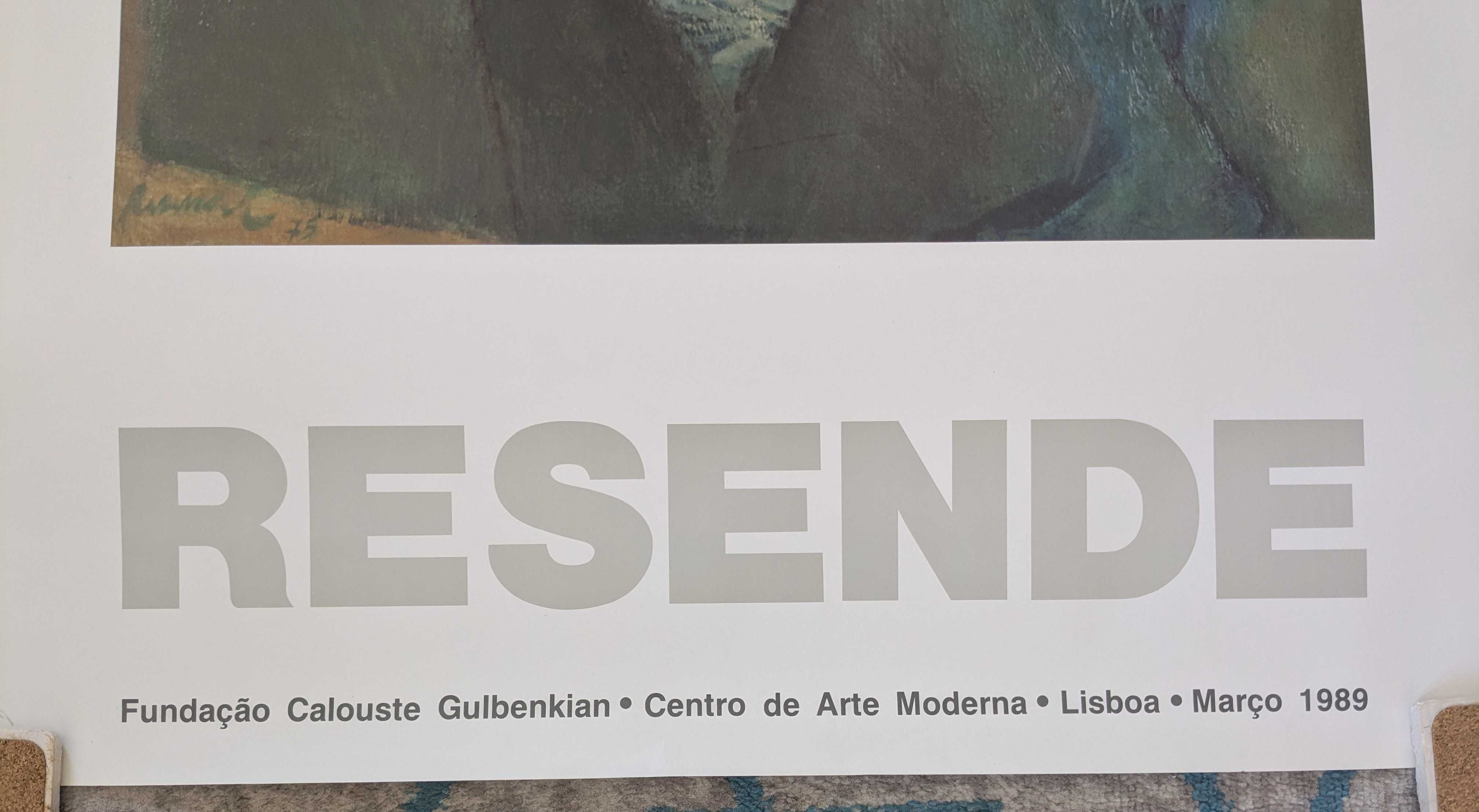 Poster Original Julio Resende 1989 Fundação Calouste Gulbenkian
