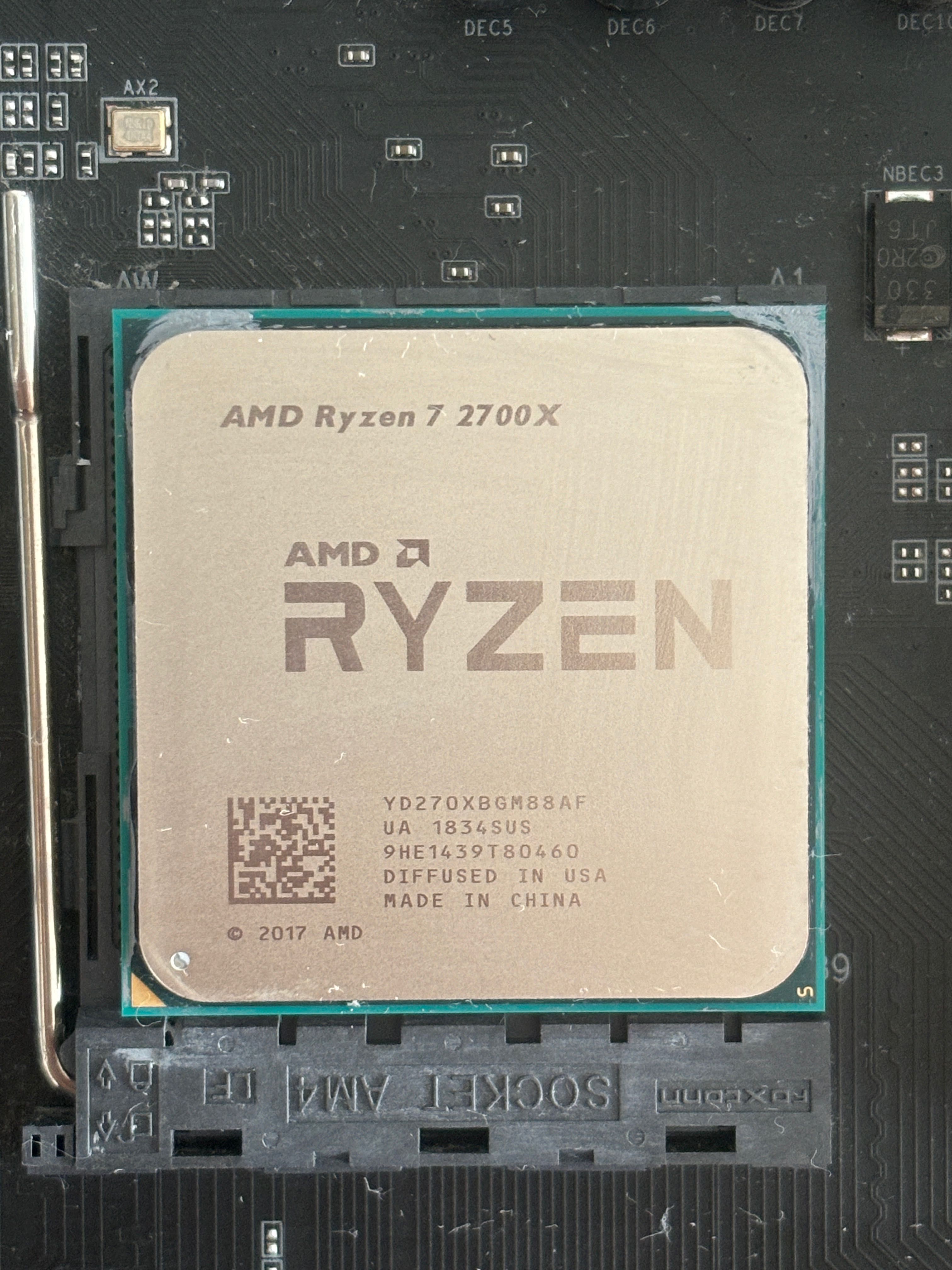 Procesor AMD Ryzen 7 2700X 8x 3.7Ghz AM4 + chłodzenie