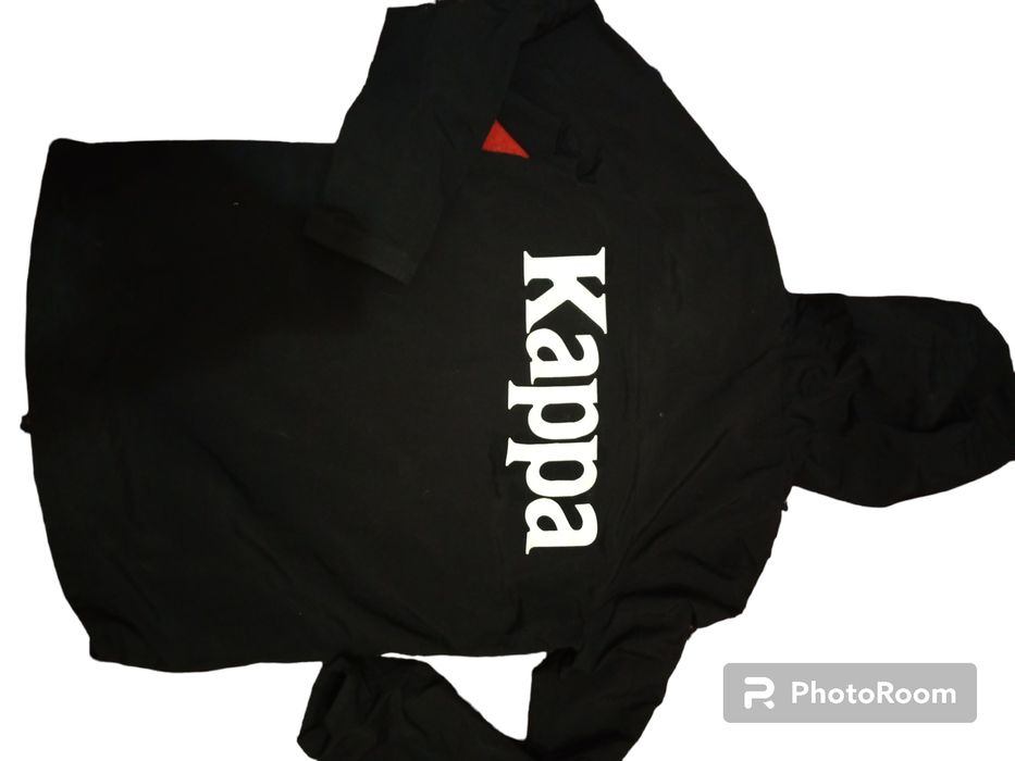 Куртка анорак kappa черного цвета