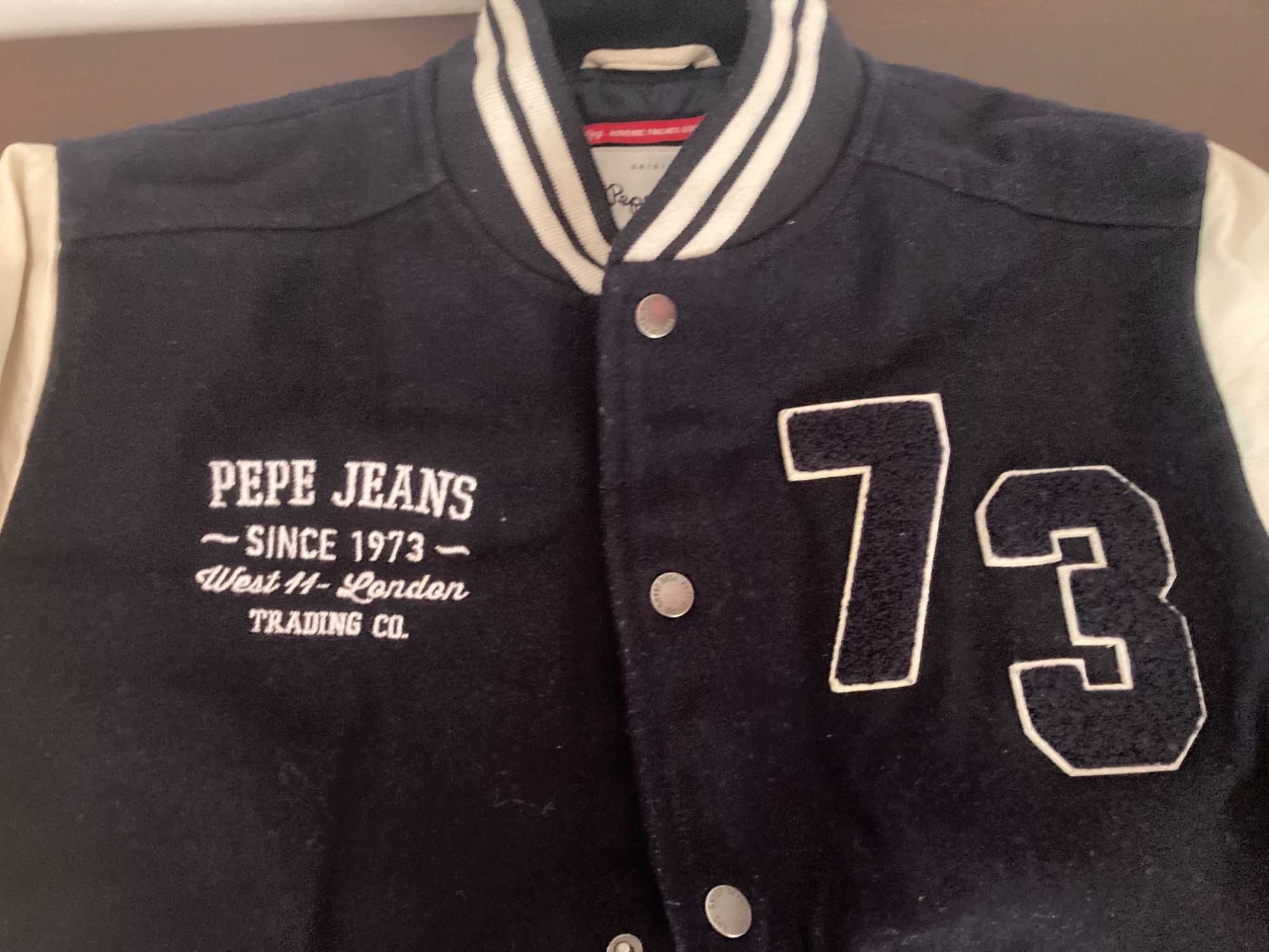 Teddy original Pepe Jeans 14 anos - mangas em pele