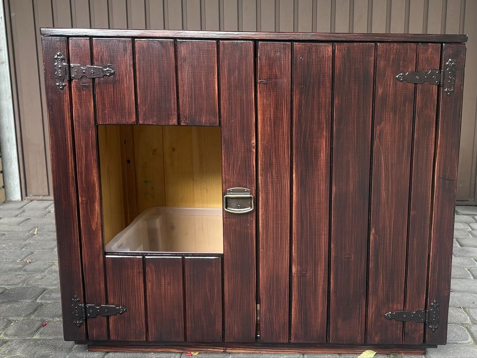 Meblowa kuweta XXL dla kota, komoda kuweta dla Maincoon