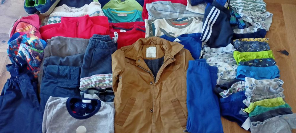 Zestaw 69 szt.ubranek dla chłopca, rozm.104,Zara,H&M,Gap,Next
