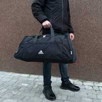 Спортивні дорожні чорні сумки різних брендів