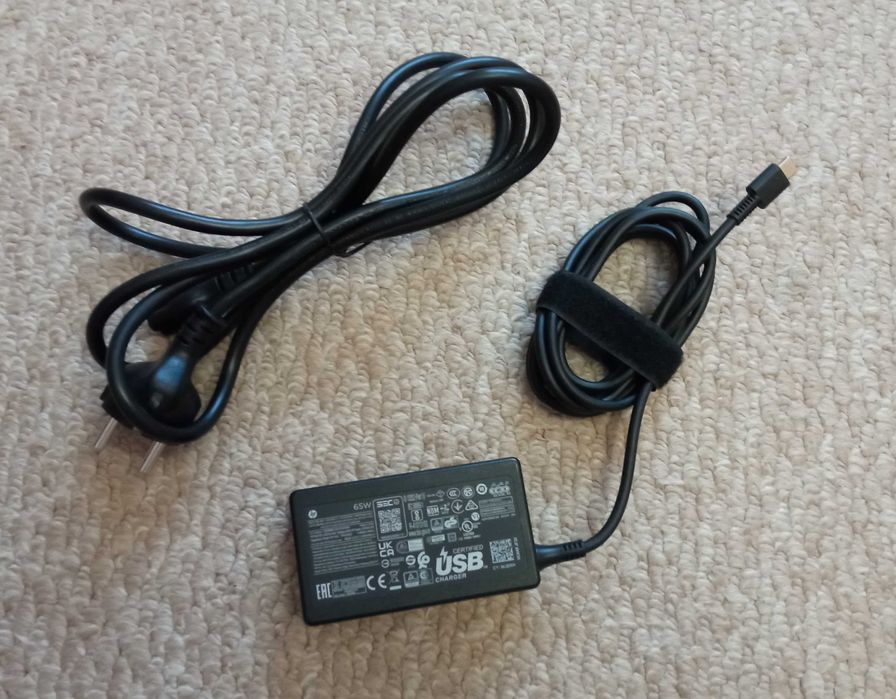 Зарядка блок живлення для ноутбука HP USB Type-C 65W