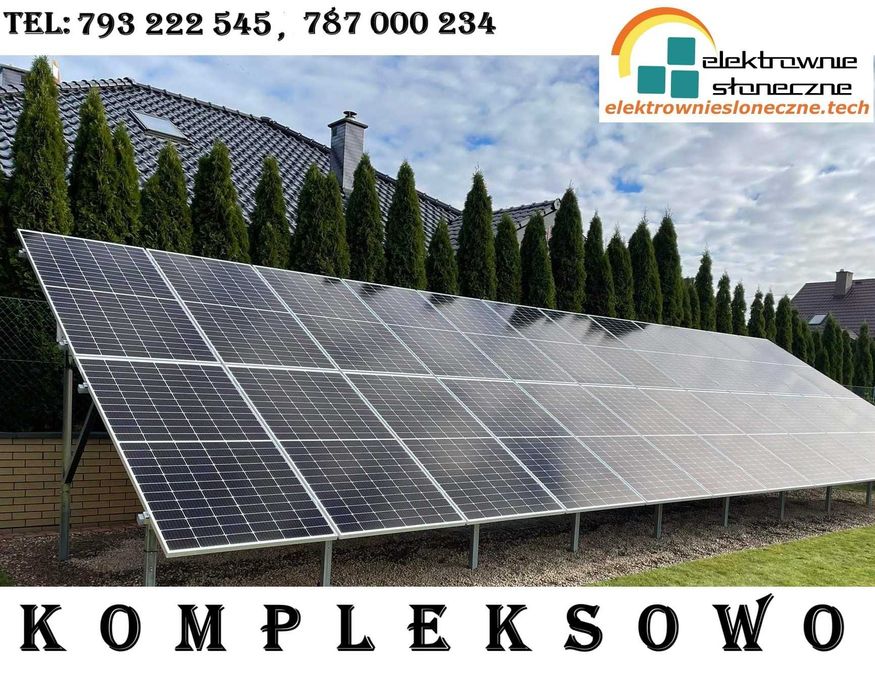 Instalacja fotowoltaiczna 10kW (p) + magazyn energii 15kWh + montaż