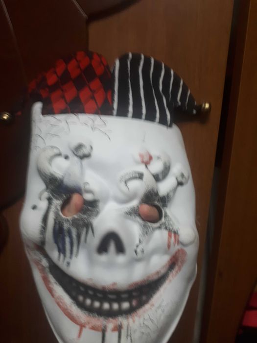 маска карнавальная с бубенцами