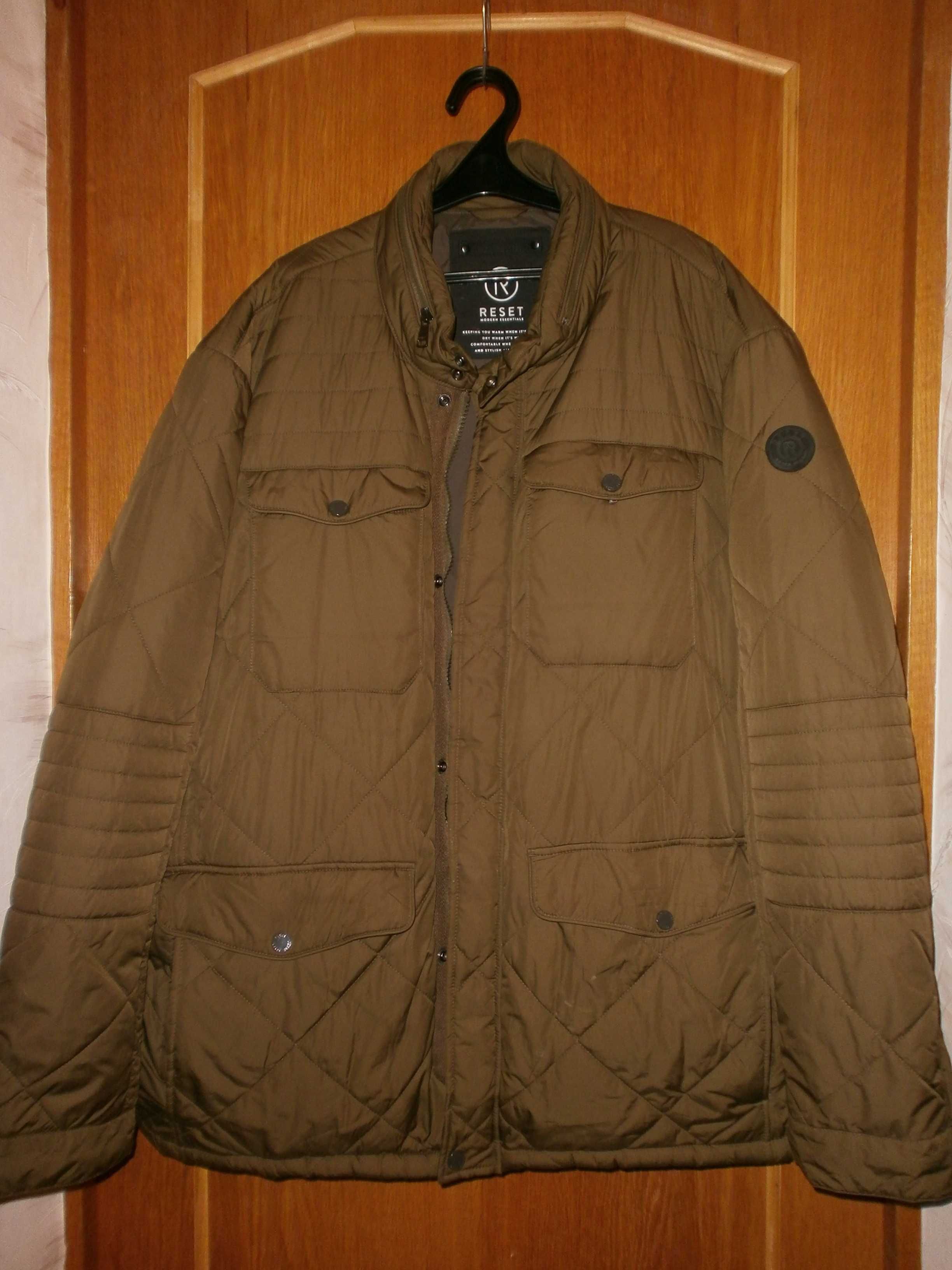 Большой размер. Куртка Reset, олива, разм. 5XL, наш 70. ПОГ-80 см.