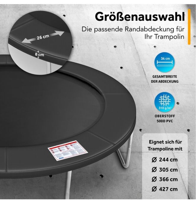Osłona do trampoliny 244cm
