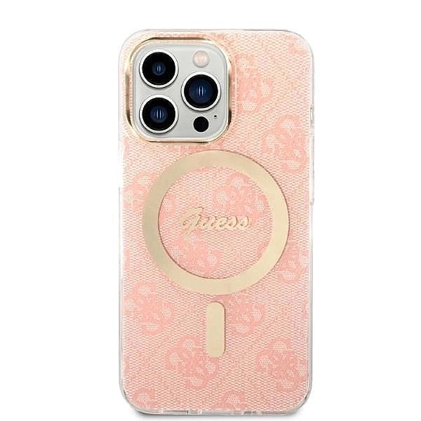 Etui Guess 4g Print MagSafe na iPhone 13 Pro Max + ładowarka indukcyjn