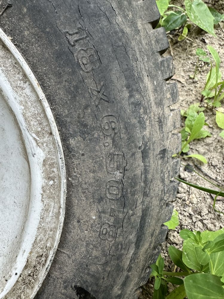 Kolo felga opona 18x6.50-8 przyczepka kosiarka traktorek wozidło wózek