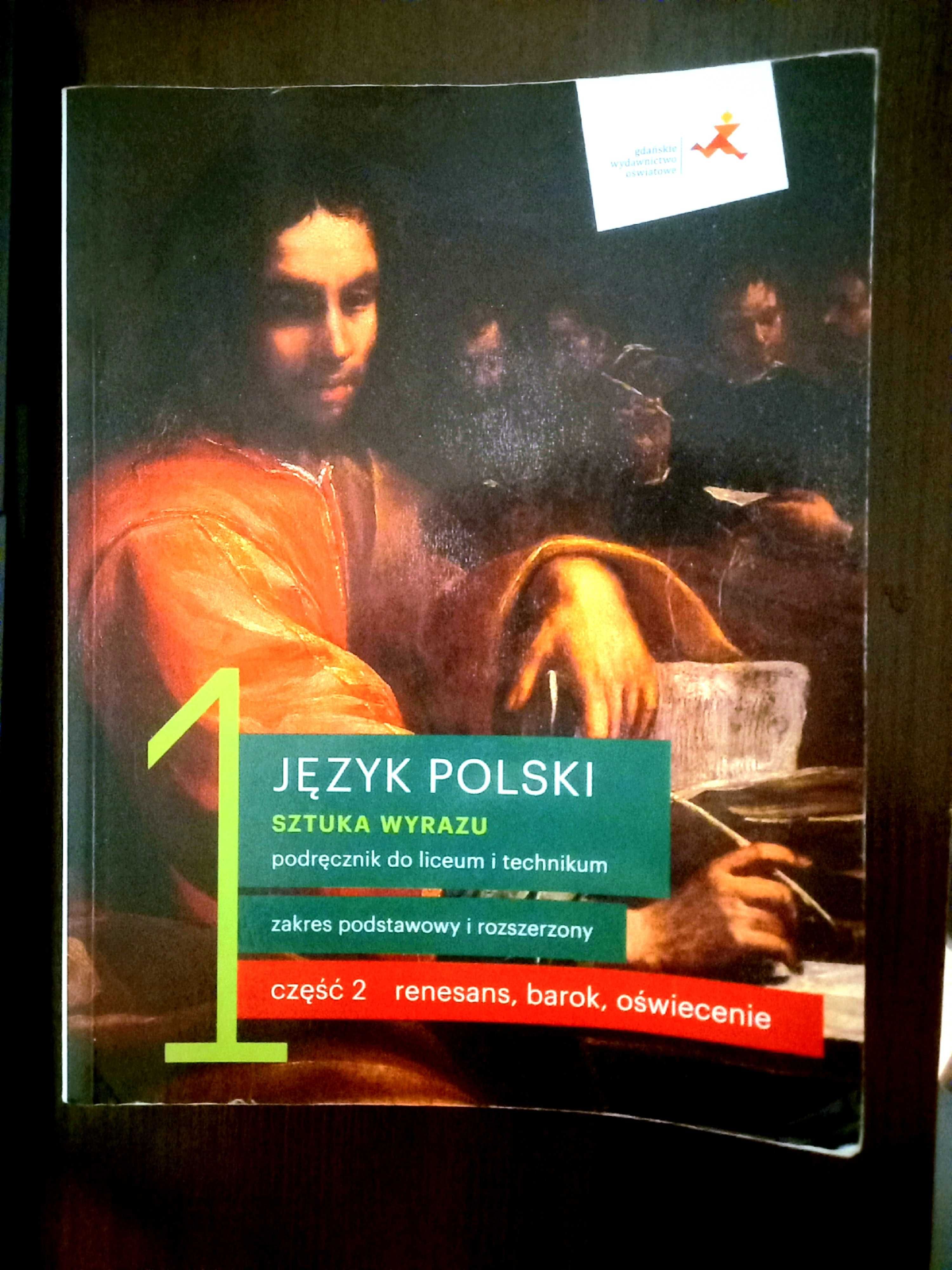 Podręcznik Język polski 1 część 2 renesans, barok, oświecenie GWO 2019