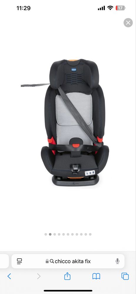 Cadeira auto - chicco akita fix -1/2/3