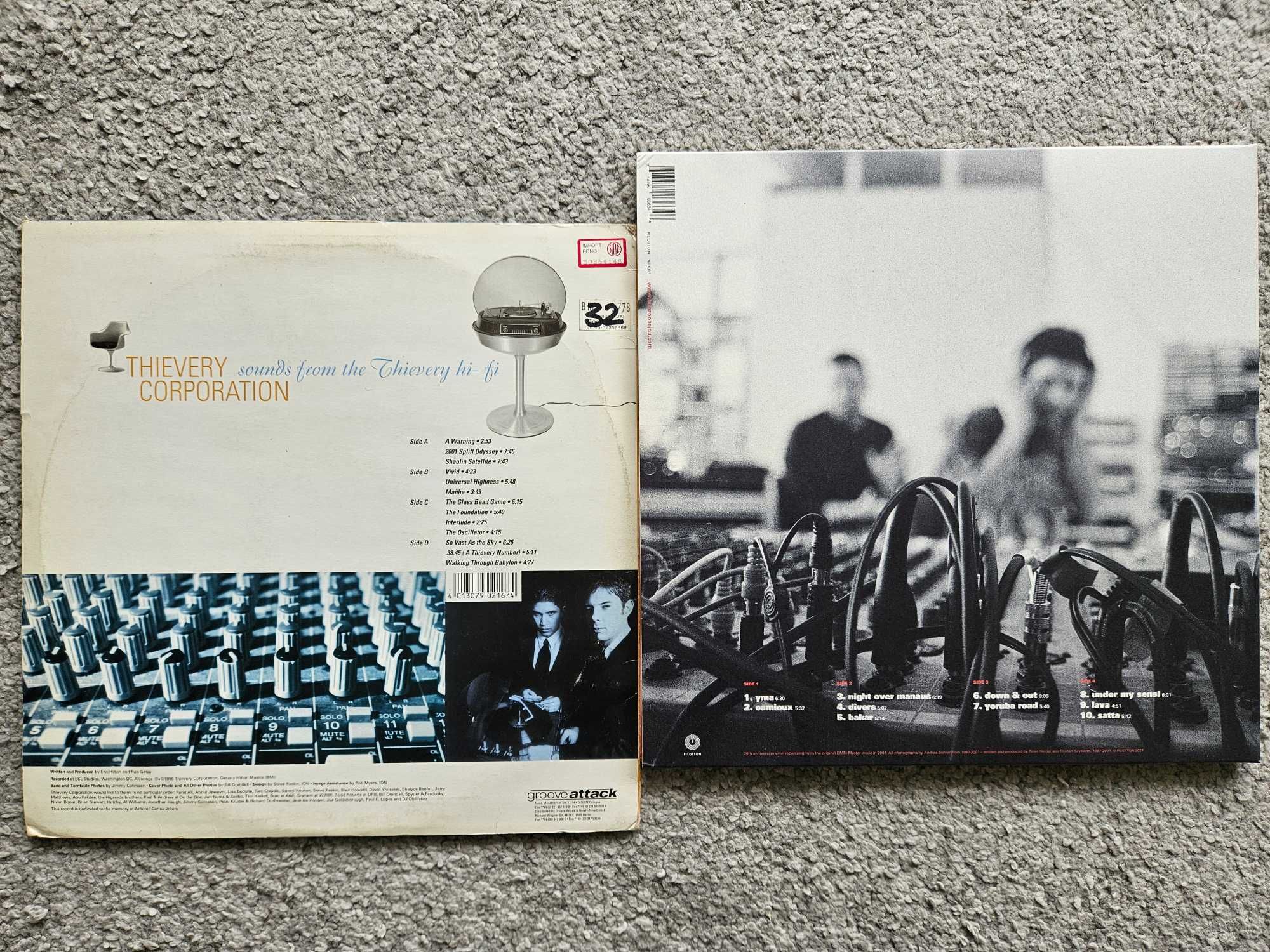 Thievery Corporation - Sounds From .. 2LP & Boozoo Bajou - Satta 2LP !