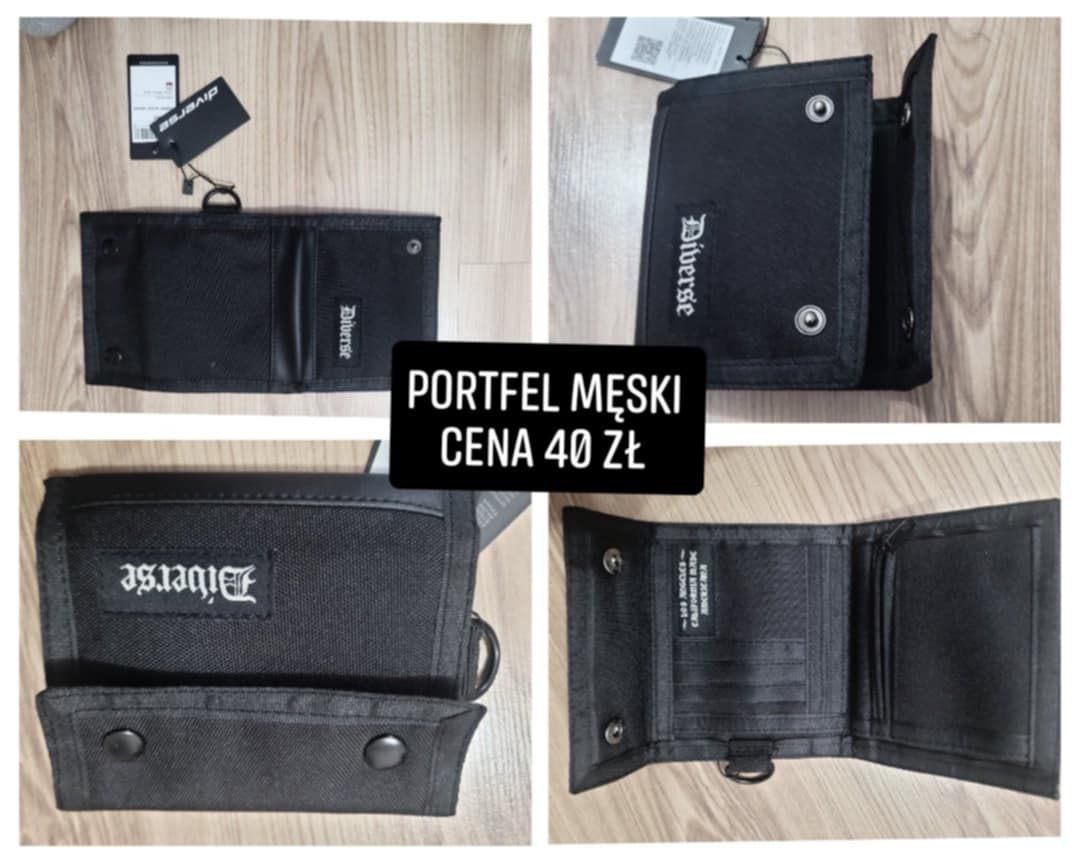 Portfel męski czerny