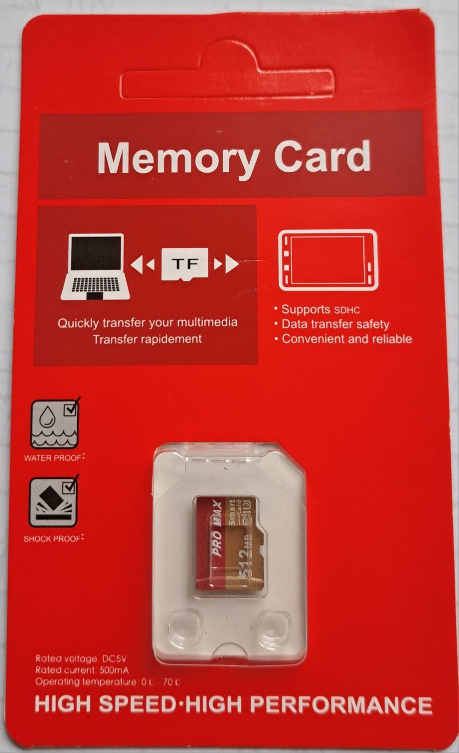 Karta pamięci 512GB - nowa