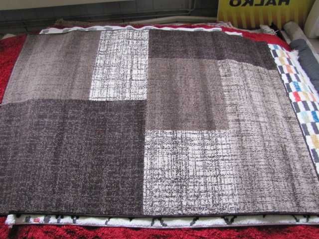 Dywan pokojowy 120x170 cm nowoczesny Paco Home geometryczny brązowy