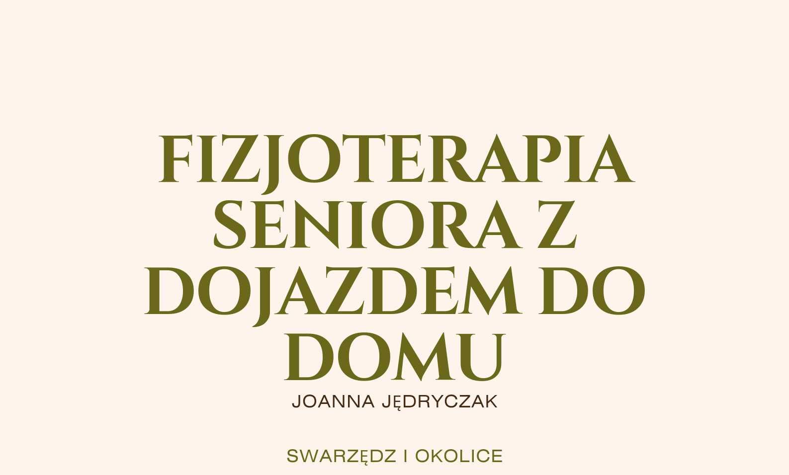 Fizjoterapia rehabilitacja masaż seniora osób starszych, leżących