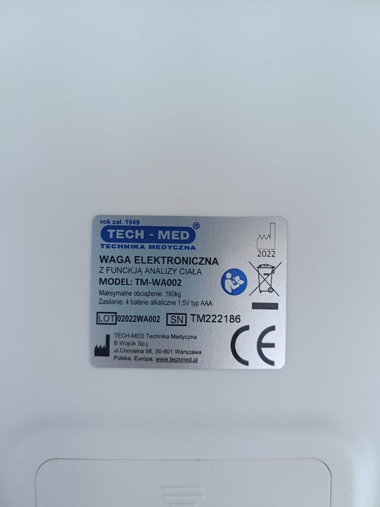 Waga łazienkowa Tech-Med TM-WA002