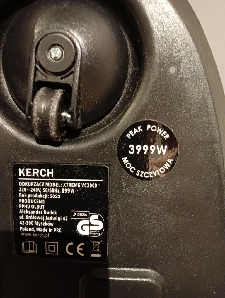 Odkurzacz Kerch Xtreme VC3000