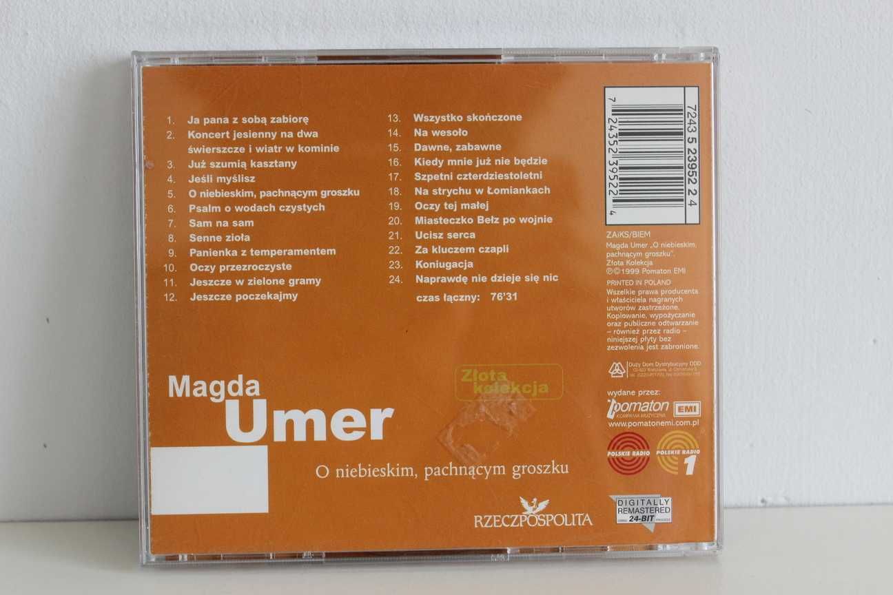 Magda Umer Złota kolekcja O niebieskim, pachnącym groszku 1 wydanie CD