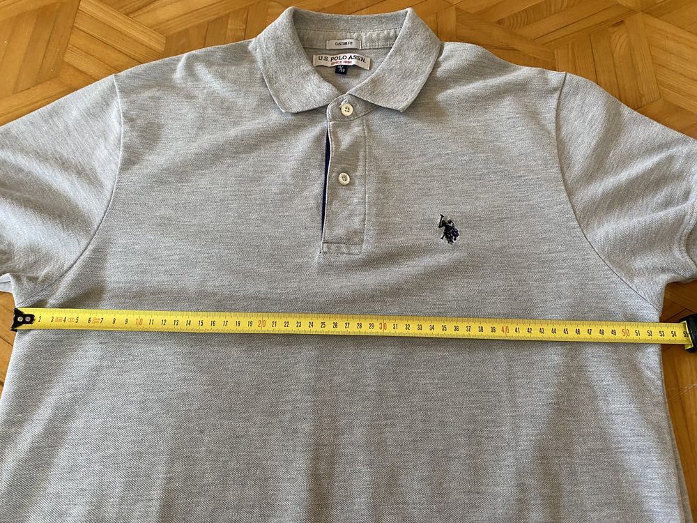 T-shirt polo męskie U.S. POLO ASSN. rozmiar XL szara
