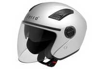 Kask motocyklowy otwarty Ferro L - Srebrny