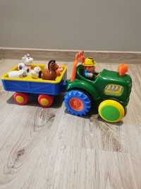 Traktor farmer interaktywny, edukacyjna zabawka