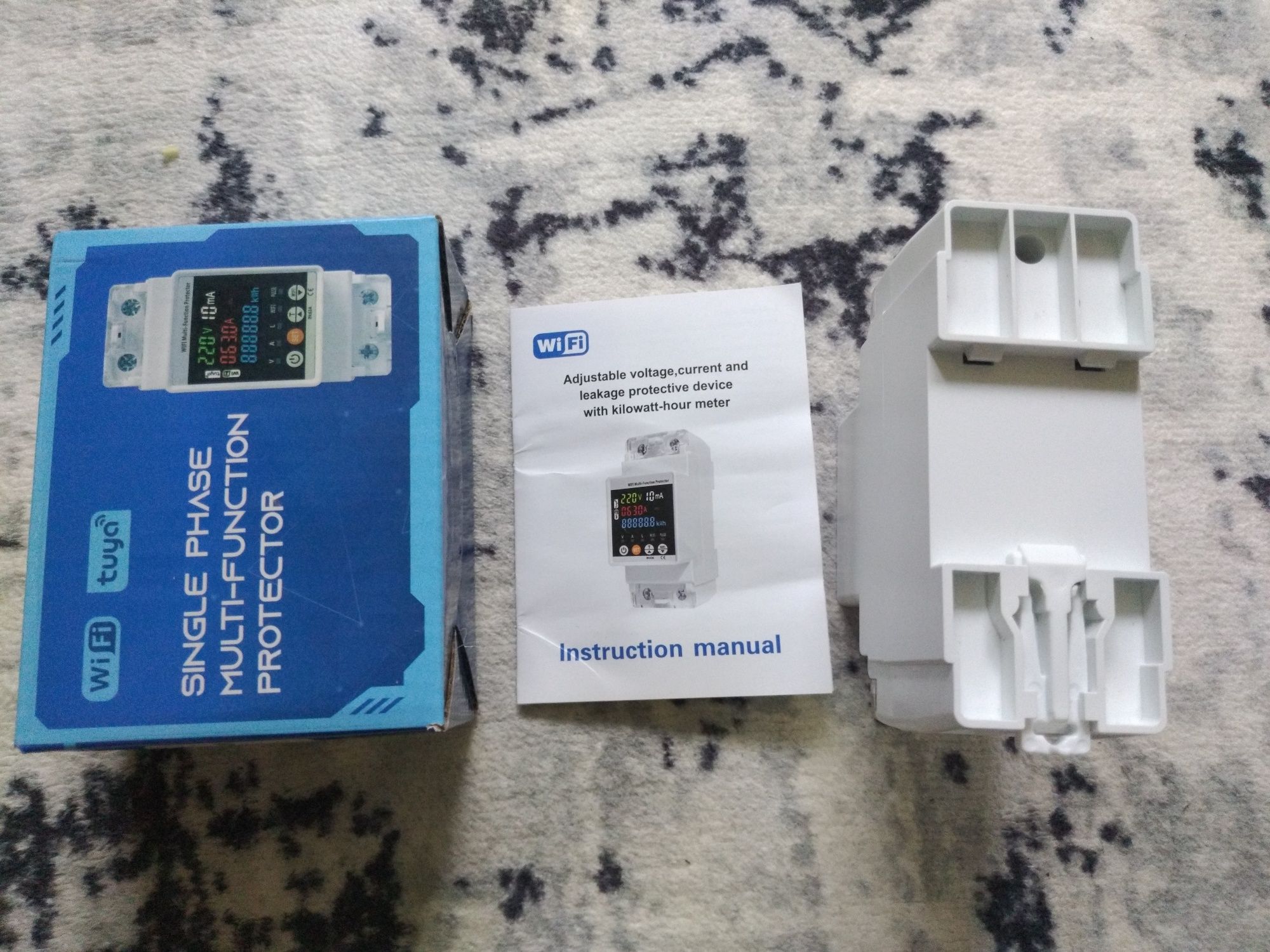 Мультифункциональное WiFi реле TOMZN TOMPD-63SW, счетчик, таймер, УЗО