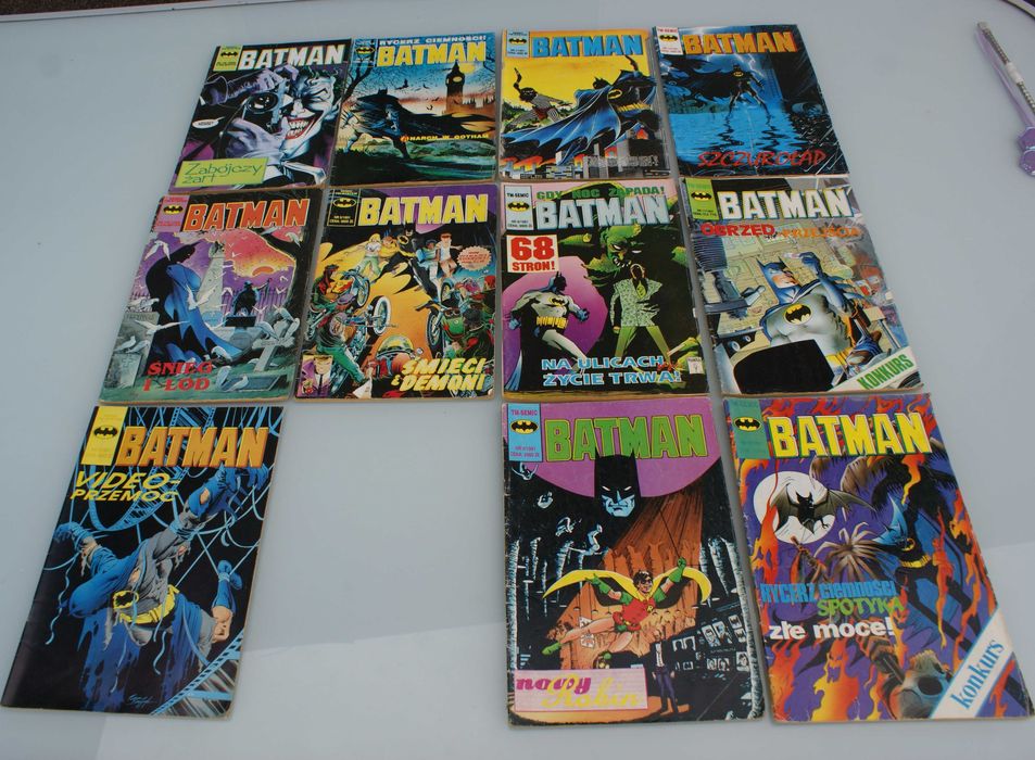 Komiksy TM-Semic BATMAN r.1991 11 numerów