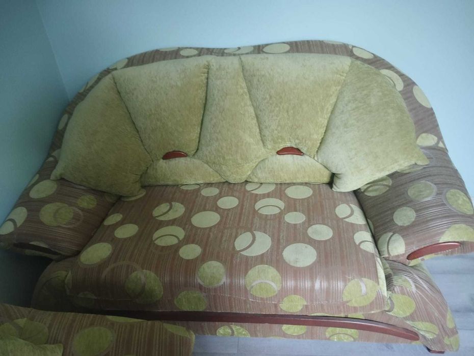 Sofa i fotel zestaw