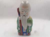 Ciekawa porcelanowa figurka mnicha