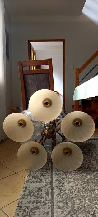 Żyrandol piecioramienny