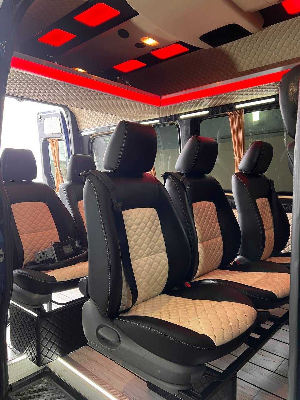 ПЕРЕОБОРУДОВАНИЕ Mercedes Sprinter обшивка салона перетяжка