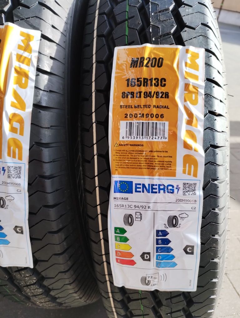 Mirage MR200 165/80/13C 94/92R 8PR LT letnie stan Nowe