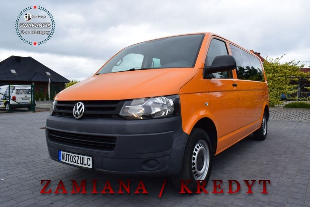 Volkswagen Transporter 2.0 TDI, Long, Sprowadzony, 9-osobowy, Czujniki Parkowania, Gwarancja