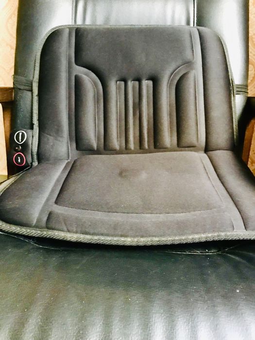 Накидка для подогрева автокресла с массажером